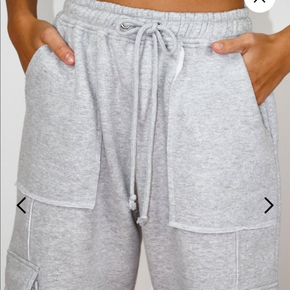 BNWT Missguided grey sweatpants joggers - Picture 3 of 4